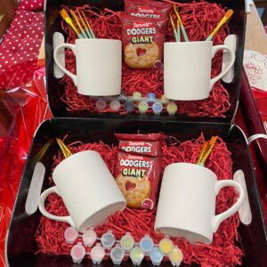 Paint at home cosy night in hamper