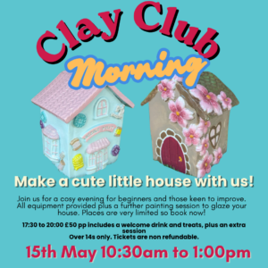 Clay Club: Cute Little House Workshop Morning