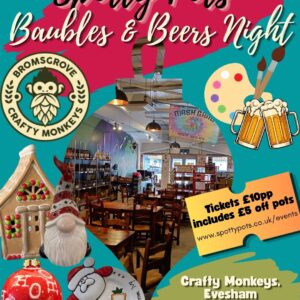Baubles and Beer event at BCM Evesham