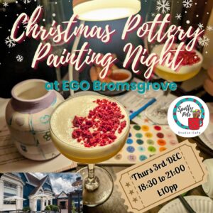 Christmas Pottery Painting Night At The Ego Bromsgrove